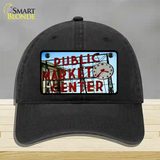 Pikes Place Novelty License Plate Hat Unconstructed Cotton / Black