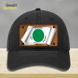 Somaliland Flag Scroll Novelty License Plate Hat Unconstructed Cotton / Black