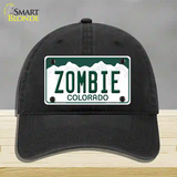 Zombie Colorado Novelty License Plate Hat Unconstructed Cotton / Black