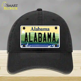 Alabama Hills Novelty License Plate Hat Unconstructed Cotton / Black