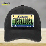 Tuscaloosa Alabama Novelty License Plate Hat Unconstructed Cotton / Black