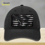 Alaska Carbon Fiber Novelty License Plate Hat Unconstructed Cotton / Black