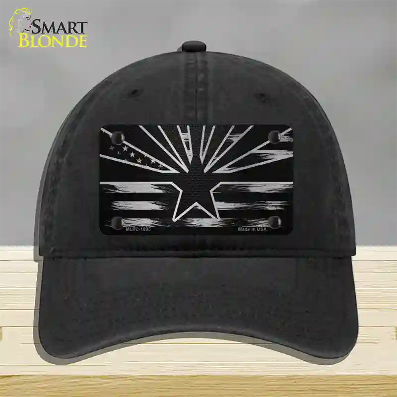 Arizona Carbon Fiber Novelty License Plate Hat Unconstructed Cotton / Black