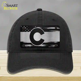 Colorado Carbon Fiber Novelty License Plate Hat Unconstructed Cotton / Black