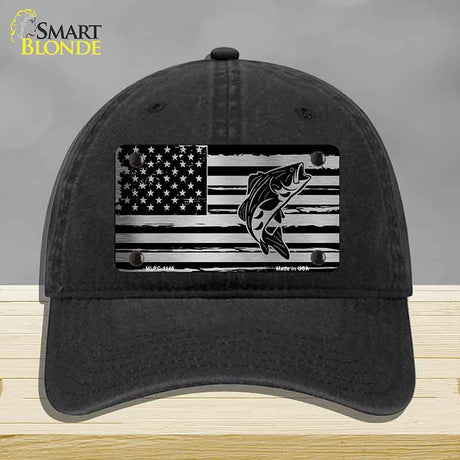 Patriotic Bass Novelty License Plate Hat HAT-MLPC-1146