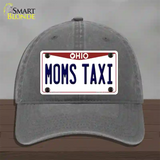 Moms Taxi Ohio Novelty License Plate Hat Unconstructed Cotton / Charcoal