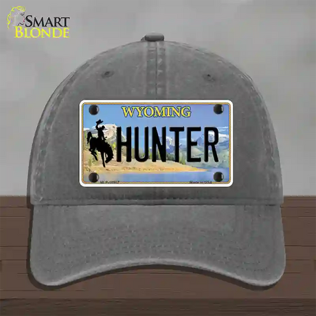 Hunter Wyoming Novelty License Plate Hat Unconstructed Cotton / Charcoal