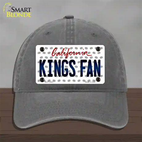 Kings Fan California Novelty License Plate Hat Unconstructed Cotton / Charcoal