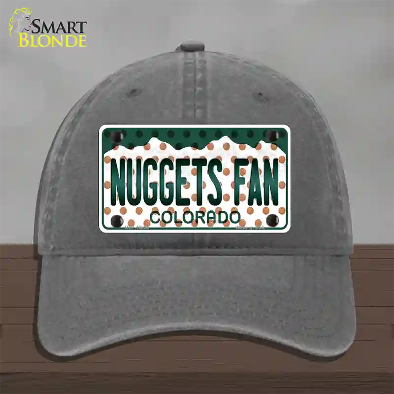 Nuggets Fan Colorado Novelty License Plate Hat Unconstructed Cotton / Charcoal