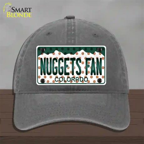 Nuggets Fan Colorado Novelty License Plate Hat Unconstructed Cotton / Charcoal