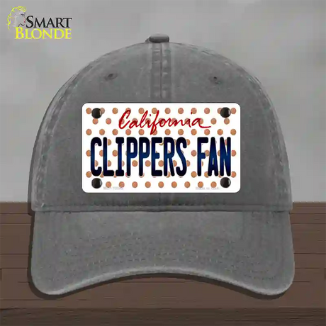 Clippers Fan California Novelty License Plate Hat Unconstructed Cotton / Charcoal