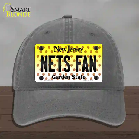 Nets Fan New Jersey Novelty License Plate Hat Unconstructed Cotton / Charcoal