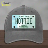 Hottie New Hampshire State Novelty License Plate Hat Unconstructed Cotton / Charcoal