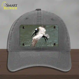 Pelican In Flight Novelty License Plate Hat Unconstructed Cotton / Charcoal