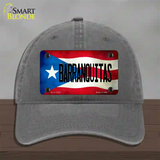 Barranquitas Puerto Rico Flag Novelty License Plate Hat Unconstructed Cotton / Charcoal