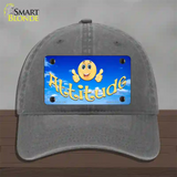 Attitude Novelty License Plate Hat Unconstructed Cotton / Charcoal