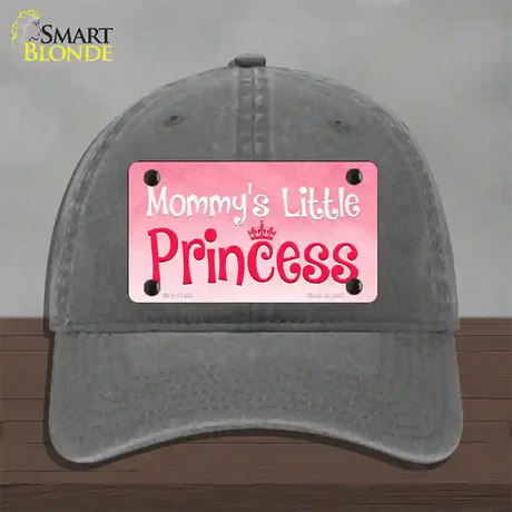 Mommys Little Princess Novelty License Plate Hat Unconstructed Cotton / Charcoal