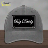 Big Daddy Novelty License Plate Hat Unconstructed Cotton / Charcoal