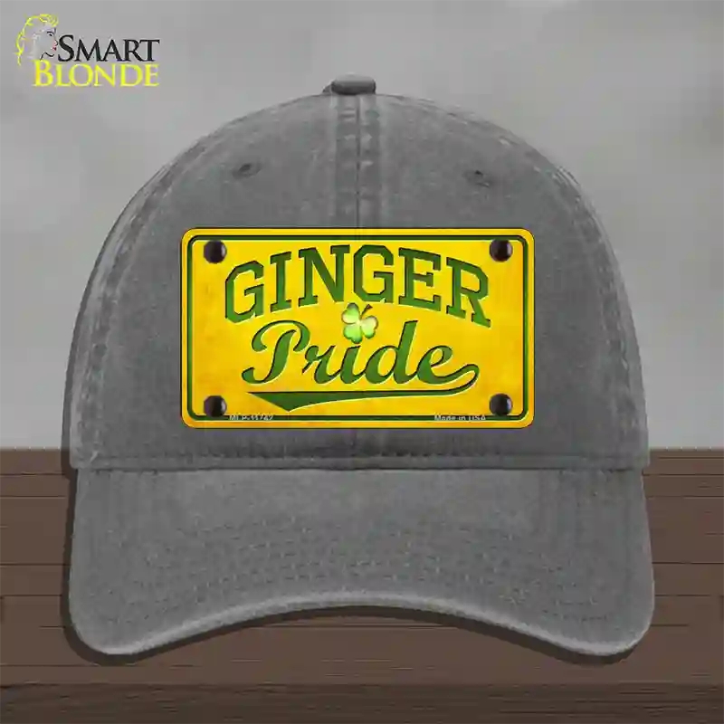 Ginger Pride Novelty License Plate Hat Unconstructed Cotton / Charcoal