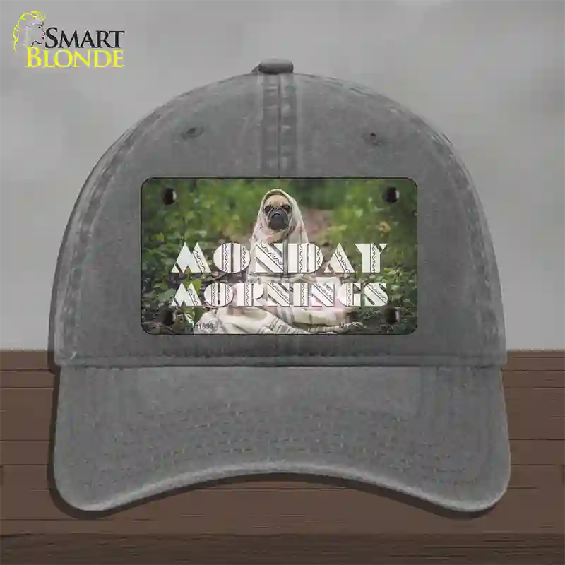 Monday Mornings Novelty License Plate Hat Unconstructed Cotton / Charcoal