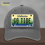 Go Tide Novelty License Plate Hat Unconstructed Cotton / Charcoal