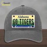 Go Tigers Novelty License Plate Hat Unconstructed Cotton / Charcoal