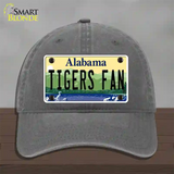 Tigers Fan Novelty License Plate Hat Unconstructed Cotton / Charcoal