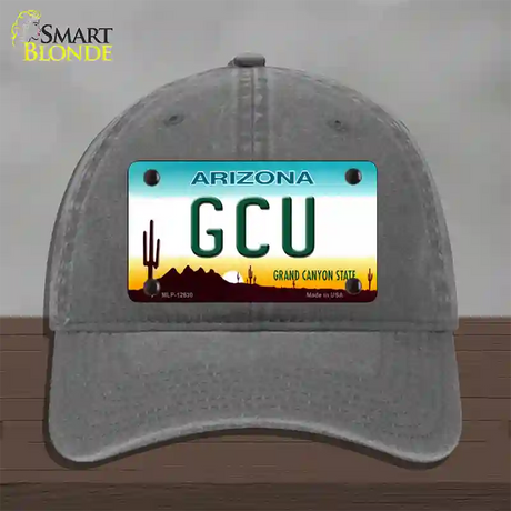 Grand Canyon Univ Novelty License Plate Hat Unconstructed Cotton / Charcoal