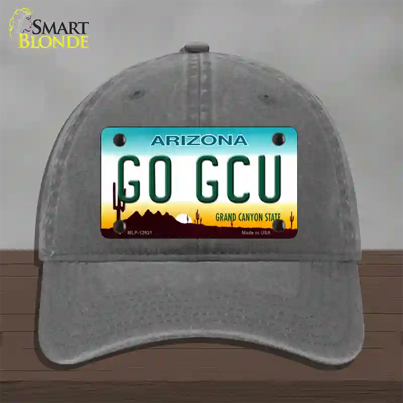 Go Grand Canyon Univ Novelty License Plate Hat Unconstructed Cotton / Charcoal