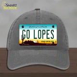 Go Lopes Novelty License Plate Hat Unconstructed Cotton / Charcoal