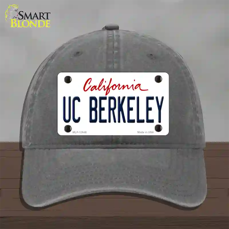 UC Berkeley Novelty License Plate Hat Unconstructed Cotton / Charcoal