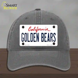 Golden Bears Novelty License Plate Hat Unconstructed Cotton / Charcoal