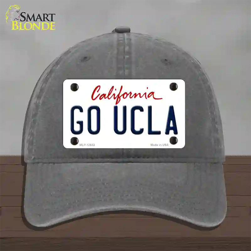 Go UCLA Novelty License Plate Hat Unconstructed Cotton / Charcoal