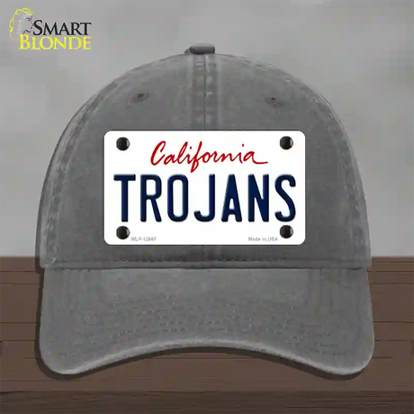 Trojans Novelty License Plate Hat Unconstructed Cotton / Charcoal