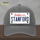 Stanford Novelty License Plate Hat Unconstructed Cotton / Charcoal