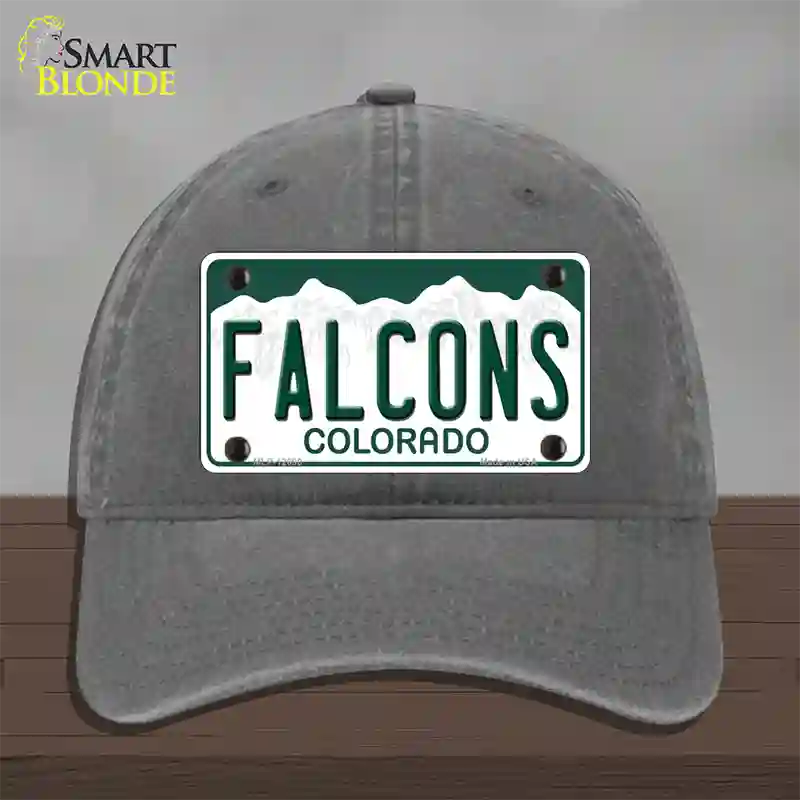 Falcons Novelty License Plate Hat Unconstructed Cotton / Charcoal