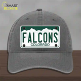 Falcons Novelty License Plate Hat Unconstructed Cotton / Charcoal