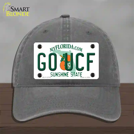 Go UCF Novelty License Plate Hat Unconstructed Cotton / Charcoal