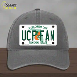 UCF Fan Novelty License Plate Hat Unconstructed Cotton / Charcoal