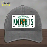 Knights Novelty License Plate Hat Unconstructed Cotton / Charcoal