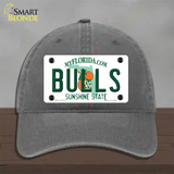 Bulls Novelty License Plate Hat Unconstructed Cotton / Charcoal