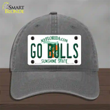 Go Bulls Novelty License Plate Hat Unconstructed Cotton / Charcoal