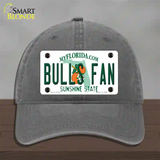 Bulls Fan Novelty License Plate Hat Unconstructed Cotton / Charcoal