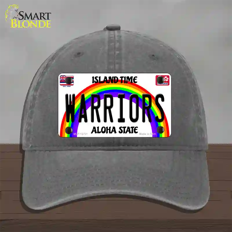 Warriors Novelty License Plate Hat Unconstructed Cotton / Charcoal