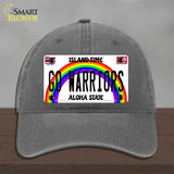 Go Warriors Novelty License Plate Hat Unconstructed Cotton / Charcoal