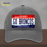 Go Broncos Novelty License Plate Hat Unconstructed Cotton / Charcoal