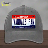 Vandals Fan Novelty License Plate Hat Unconstructed Cotton / Charcoal