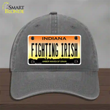 Fighting Irish Novelty License Plate Hat Tag Unconstructed Cotton / Charcoal