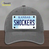 Shockers Novelty License Plate Hat Tag Unconstructed Cotton / Charcoal