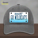 Kentucky Go Wildcats Novelty License Plate Hat Tag Unconstructed Cotton / Charcoal